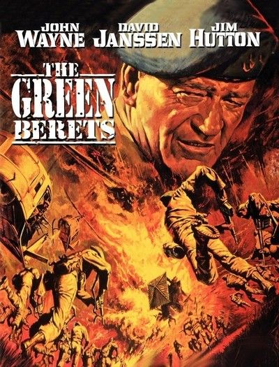 Pour soutenir l’effort de guerre au Vietnam, John Wayne réalise Green Berets où son personnage défend la veuve et l’orphelin