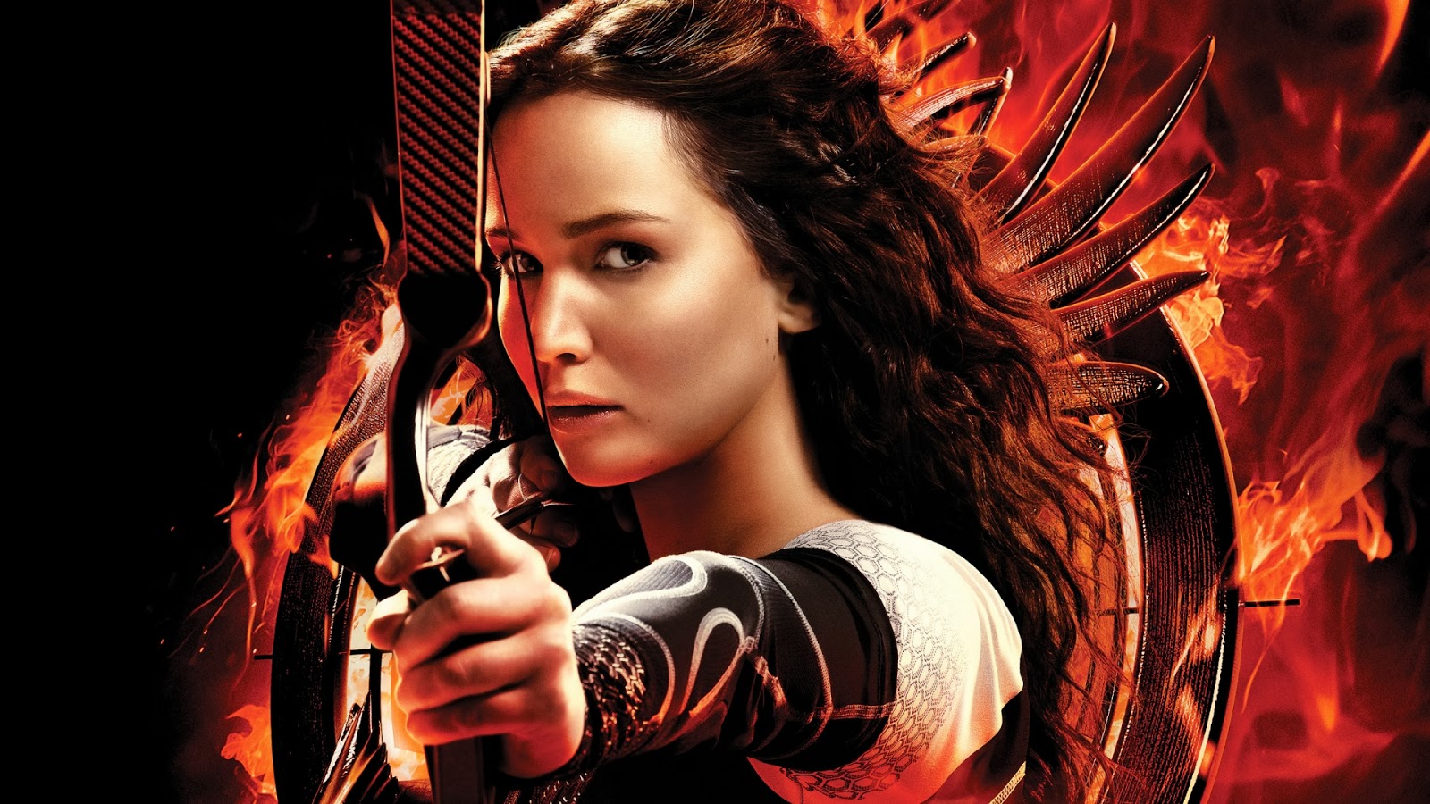 Katniss de Hunger Games, un des rares personnages féminins qui se bat pour la société