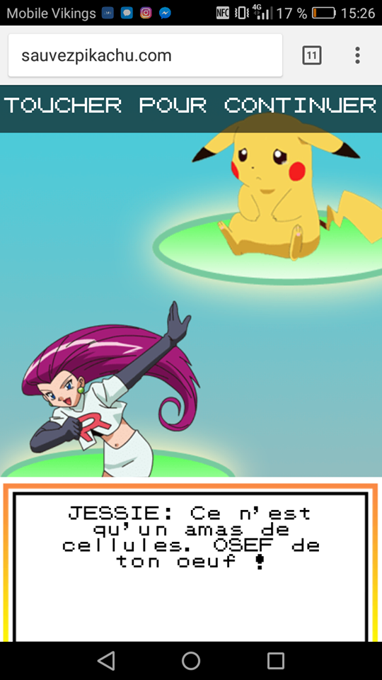 Les Survivants invitent à sauver Pikachu des « méchants » qui veulent l’avorter