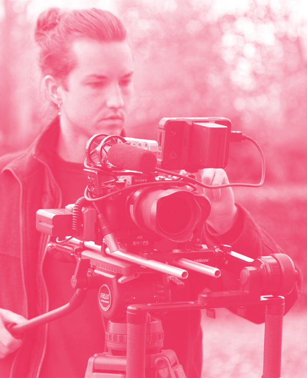 Notre réalisateur vidéo de Média Animation en action