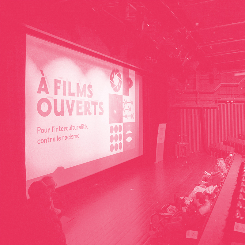 Cinéma lors du festival A film ouvert