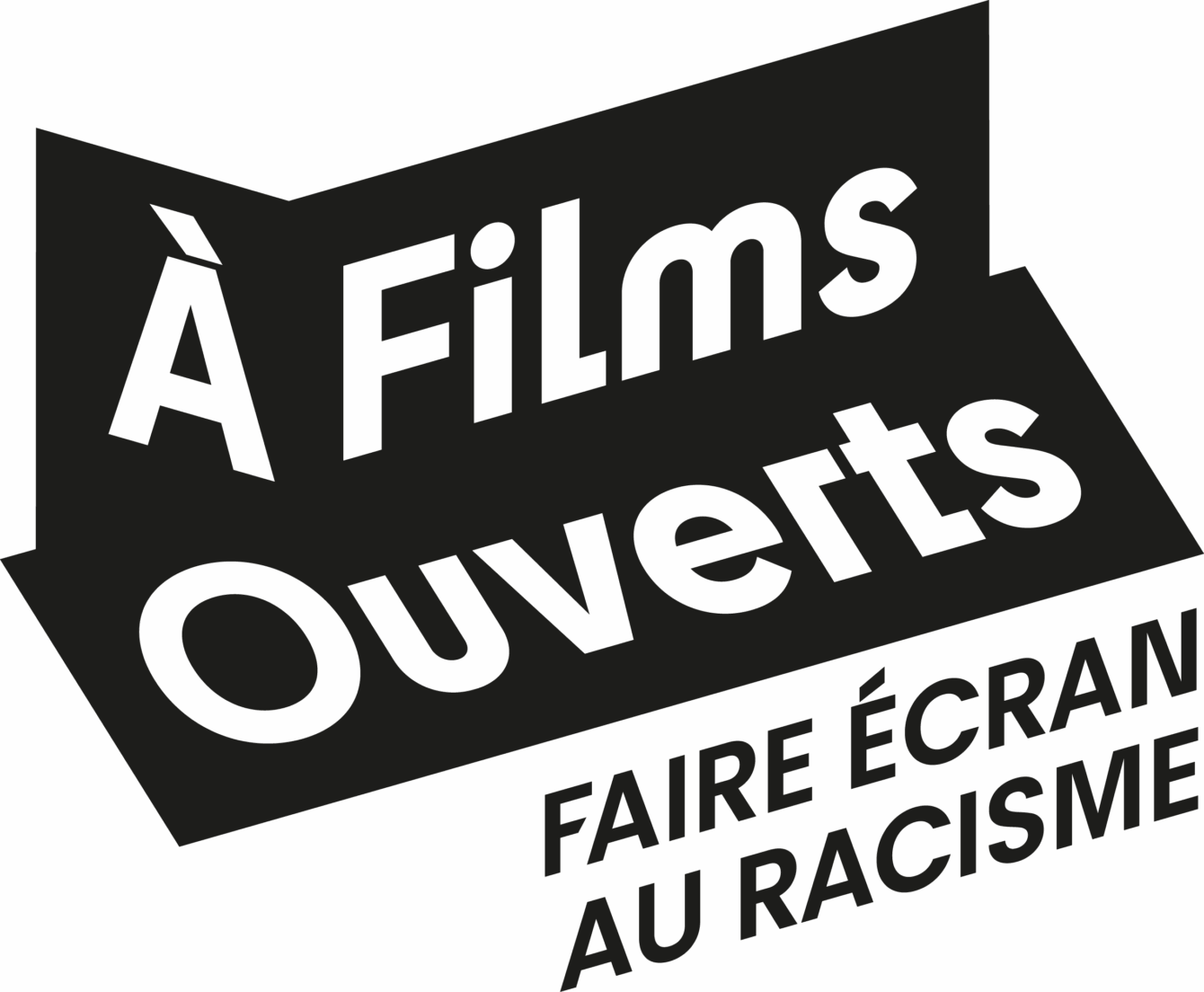 Le logo du festival A Films Ouverts - Faire écran au racisme