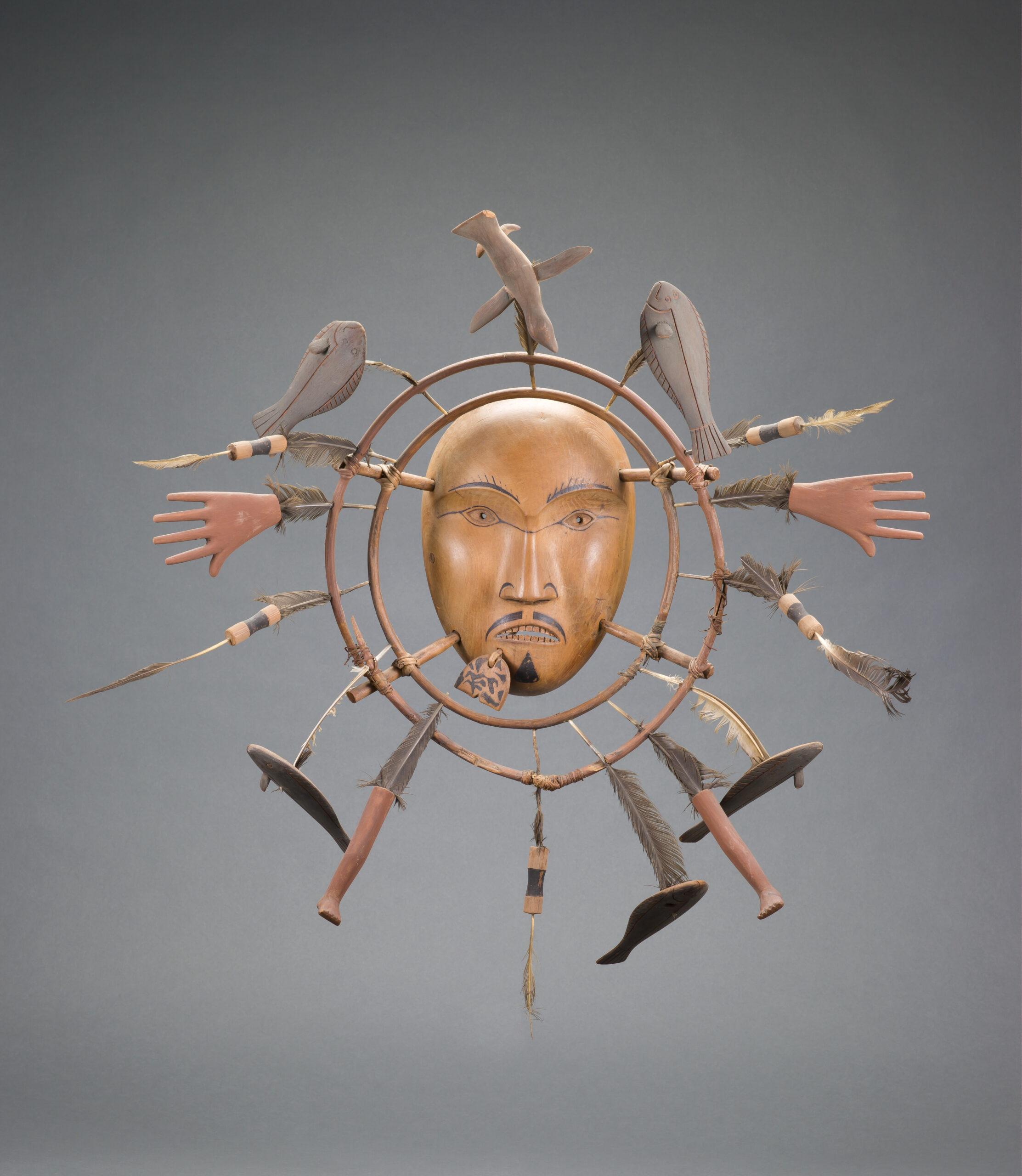 (Nepcetaq Mask - Original public domain image from Saint Louis Art Museum)