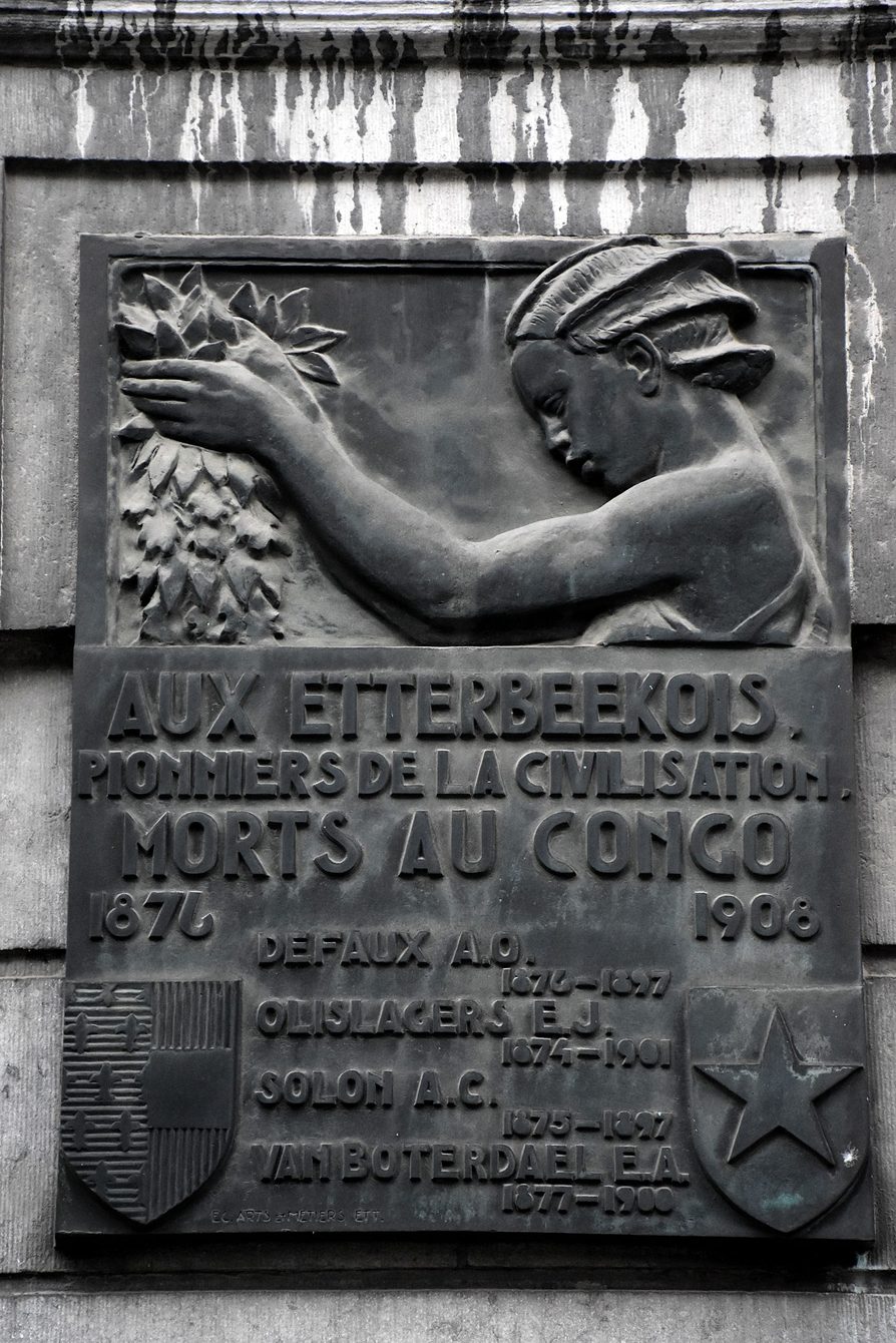 Plaque commemorative Rue Louis Hap 242 1040 Etterbeek
